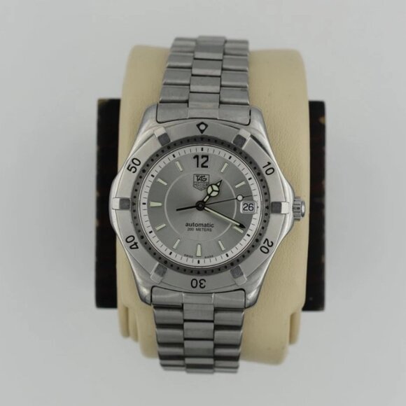 Tag Heuer WK2116.BA0311 Mens 2000 Series Automatic Watch Silver Stainless Steel - Picture 3 of 15